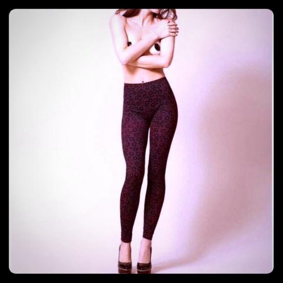 Anabel Connection Pink Cheetah  Leggings - Picture 1 of 5